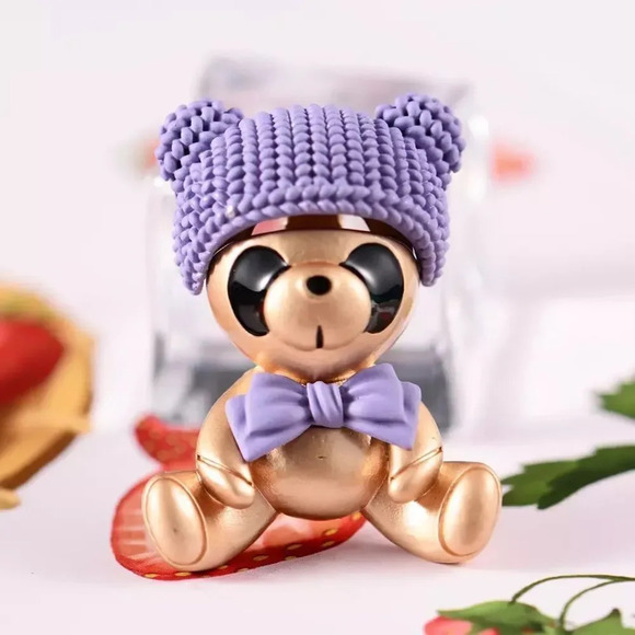 VQ Teddy Bear Brooch - Picture 2 of 5